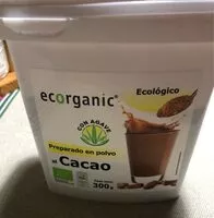 Mängden socker i Cacao  Ecorganic con agave