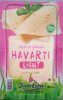 Mängden socker i Queso en lonchas Havarti Light