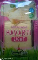 Mängden socker i Quedó Havarti Light