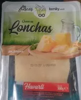 Mängden socker i Queso en lonchas Havarti