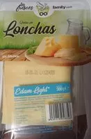 Mängden socker i Queso en Lonchas Edam Light Sin Gluten