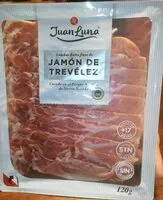 Mängden socker i Jamón de Trevélez