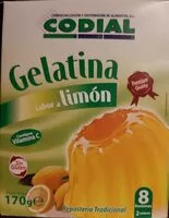 Mängden socker i Gelatina sabor limón (preparado en polvo)