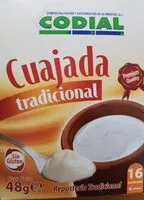 Mängden socker i Cuajada tradicional