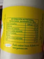 Mängden socker i Bifidus con limón