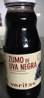 Mängden socker i Zumo de uva negra