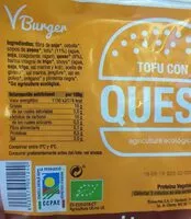 Mängden socker i Hamburguesa tofu con queso