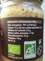 Mängden socker i Mostaza Antigua Eco