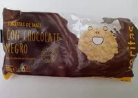Mängden socker i Tortitas de maíz con chocolate negro
