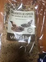 Mängden socker i Crujientes de espelta con semillas de lino y chia