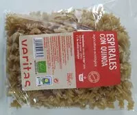 Mängden socker i Espirales con quinoa