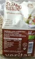 Mängden socker i Sesamo tostado