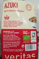 Mängden socker i Azuki Eco Veritas 500G