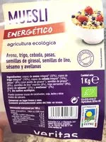 Mängden socker i Muesli energetico