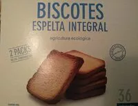 Mängden socker i Biscote integral espelta