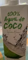 Mängden socker i 100 % agua de coco