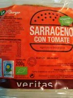 Mängden socker i Hamburguesa Sarraceno con Tomate