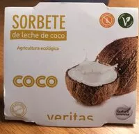 Mängden socker i Sorbete de leche de coco