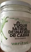 Mängden socker i Yogur natural desnatado de cabra