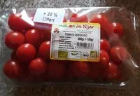 Mängden socker i Tomate cerise bio