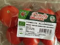Mängden socker i Tomates allongées Bio
