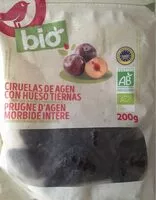 Mängden socker i Ciruelas de Agen con hueso tiernas bio