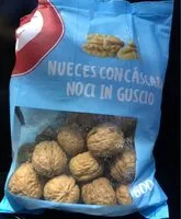 Mängden socker i Nueces con cáscara