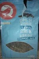 Mängden socker i Pipas de girasol al aguasal