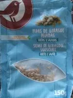 Mängden socker i Pipas de girasol peladas