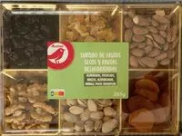 Amount of sugar in surtido de frutos secos y frutas deshidratadas