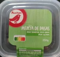 Mängden socker i Mezcla de pasas