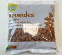 Mängden socker i Amandes non salées