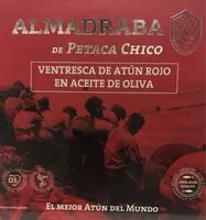 Mängden socker i Ventresca de atún rojo en aceite de oliva lata 182 g