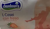 Mängden socker i L.casei con fresa