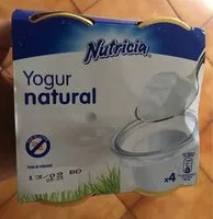 Mängden socker i Yogur natural