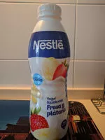 Mängden socker i Yogur liquido fresa y platano
