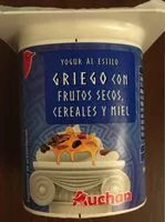 Mängden socker i Yogur al estilo griego con frutos secos, cereales y miel