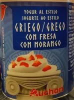 Mängden socker i Griego con fresa