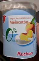 Mängden socker i Yogur desnatado con melocotón