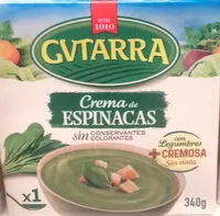 Mängden socker i Crema de espinacas con legumbres envase 340 g
