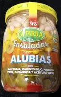 Mängden socker i Ensalada de Alubias con maíz dulce, pimiento rojo, pimiento verde, zanahoria y aceituna verde