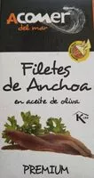 Mängden socker i Filetes de anchoas