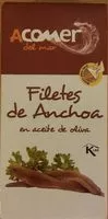 Mängden socker i Filetes de anchoa