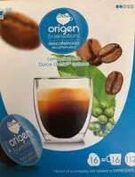 Mängden socker i Origen & sensations descafeinado