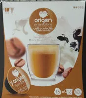 Mängden socker i Cafe con leche