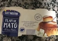 Mängden socker i Flam de mató