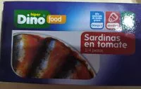 Mängden socker i Sardinas en tomate