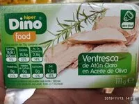 Mängden socker i Ventresca de atún