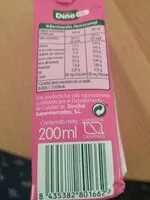 Mängden socker i Batido sabor fresa