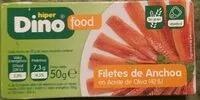 Mängden socker i Filetes de anchoa in aceite de oliva